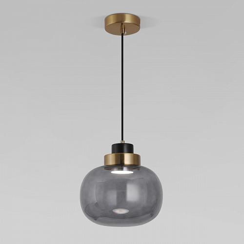 Подвесной светодиодный светильник Eurosvet Jeffry 50241/1 Led дымчатый