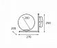 Бра Italline Bolla AP 6212/200 brass - фото №2