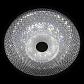 Потолочный светодиодный светильник Ambrella light Orbital Crystal F96 CL 48W D390 - фото №3