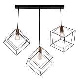 Подвесной светильник IMEX MD.0830-3-P BK+FGD