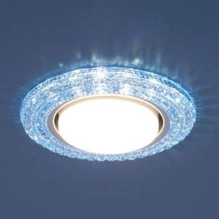 Точечные светильники синего цвета