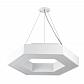 Подвесной светодиодный cветильник Geometria ЭРА Hexagon SPO-123-W-40K-045 45Вт 4000К белый Б0050554 - фото №2
