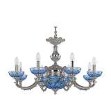 Подвесная люстра Bohemia Ivele 72209P/8/210 Ni P Aquamarine/M-1F