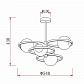 Подвесная люстра Rivoli Ariadna 4074-304 Б0047336 - фото №2