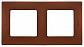 Рамка 2-постовая Legrand Etika какао 672572 - фото №1