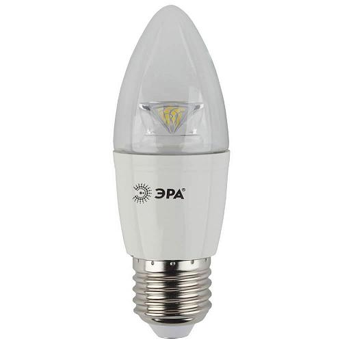 Лампа светодиодная ЭРА E27 7W 2700K прозрачная LED B35-7W-827-E27-Clear Б0019747