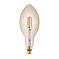 Лампа светодиодная диммируемая филаментная Eglo E27 4W 2200K янтарная 12591 - фото №1