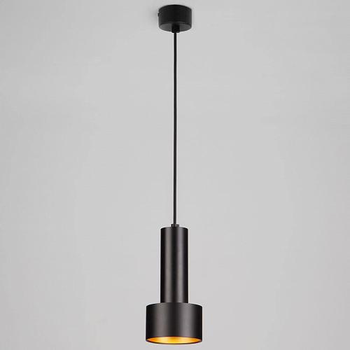 Подвесной светильник Eurosvet 50134/1 LED черный/золото