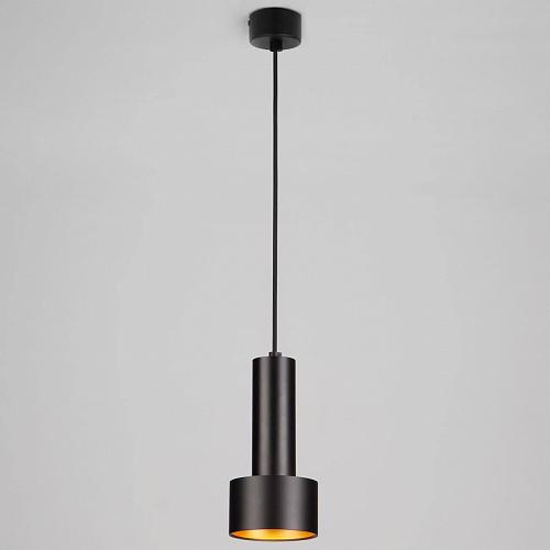 Подвесной светильник Eurosvet 50134/1 LED черный/золото