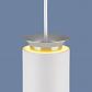 Подвесной светодиодный светильник Elektrostandard DLS021 9+4W 4200К белый матовый/серебро a045502 - фото №4