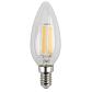 Лампа светодиодная филаментная ЭРА E14 5W 4000K прозрачная F-LED B35-5W-840-E14 Б0043449 - фото №1