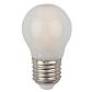 Лампа светодиодная филаментная ЭРА E27 9W 2700K матовая F-LED P45-9w-827-E27 frost Б0047024 - фото №1