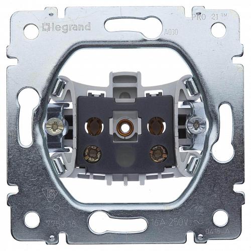 Розетка 2К Legrand Galea Life 16A 250V б/з безвинтовой зажим 775916
