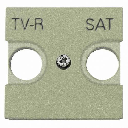 Лицевая панель ABB Zenit розетки TV-R-SAT шампань 2CLA225010N1901