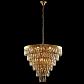 Подвесная люстра Crystal Lux Abigail SP-PL15 D620 GOLD/AMBER - фото №4