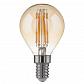 Лампа светодиодная филаментная Elektrostandard F E14 6W 3300K золотой 4690389108303 - фото №1