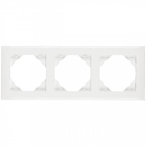 Рамка 3-постовая Efapel Logus 90 Base белый 90930 TBR