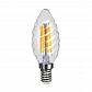 Лампа светодиодная Voltega E14 4W 4000K прозрачная VG1-CC1E14cold4W-F 4670 - фото №1