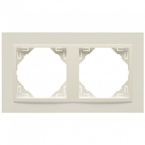 Рамка 2-постовая Efapel Logus 90 Animato жемчуг/жемчуг 90920 TPP