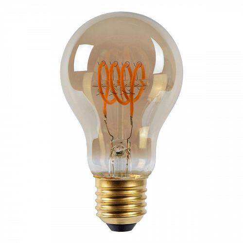 Лампа светодиодная диммируемая Lucide E27 5W 2200K дымчатая 49042/05/65