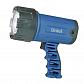 Фонарь-прожектор светодиодный (03488) Uniel аккумуляторный 150 лм S-SL010-BA Blue - фото №1