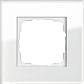 Рамка 1-постовая Gira Esprit белое стекло 021112 - фото №1