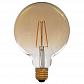 Лампа светодиодная филаментная диммируемая E27 4W 2200K золотая 57-165 - фото №2
