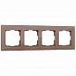 Рамка на 4 поста Werkel Favorit латте W0041142 4690389183454 - фото №1