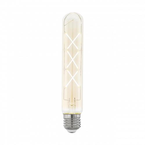 Лампа светодиодная филаментная Eglo E27 4W 2200К янтарь 11679