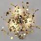 Бра Crystal Lux GARDEN AP-PL3 D400 GOLD - фото №3