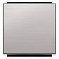 Лицевая панель ABB Sky выключателя одноклавишного нержавеющая сталь 2CLA850100A1401 - фото №1