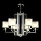 Подвесная люстра Crystal Lux Nicolas SP-PL6 Nickel/White - фото №2