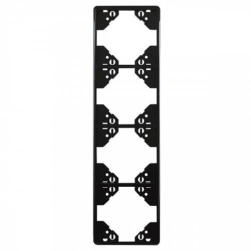 Рамка 4-постовая Efapel Apolo 5000 Standard черный 50942 TPT