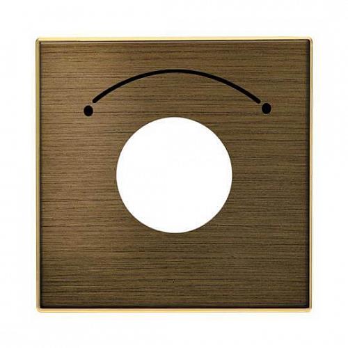 Лицевая панель ABB Sky выключателя с ключом на 2 положения античная латунь 2CLA855300A1201