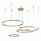 Подвесной светодиодный светильник Indigo Galass 14001/4P Gold V000015L - фото №2