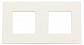 Рамка 2-постовая ABB Zenit альпийский белый 2CLA227210N1101 - фото №1