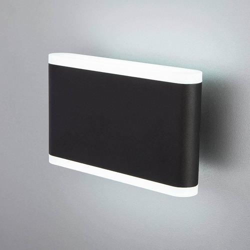 Уличный настенный светодиодный светильник Elektrostandard 1505 Techno Led Cover чёрный 4690389128073