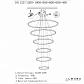 Подвесной светодиодный светильник iLedex Axis 10112P/6-167W-3000K (12/10/8/6/6/4) BR - фото №2