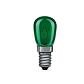 Лампа накаливания Paulmann Е14 15W зеленая 80013 - фото №1