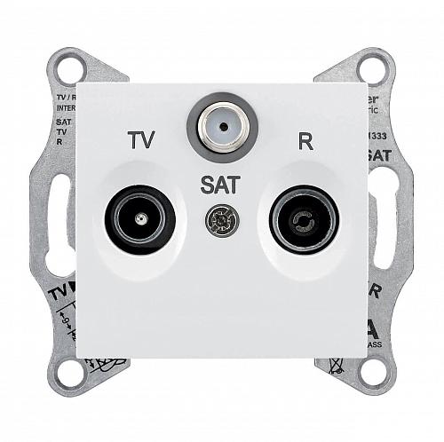 Розетка TV/R/SAT оконечная Schneider Electric Sedna 1dB SDN3501321