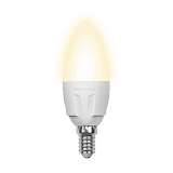 Лампочка Volpe LED-C37-6W/WW/E14/FR/O