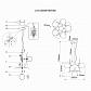 Подвесная люстра Lumien Hall Ilmari LH4136/6P-BR-BK - фото №2