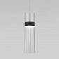 Подвесной светодиодный светильник Eurosvet Lumen 50244/1 LED черный/прозрачный - фото №4